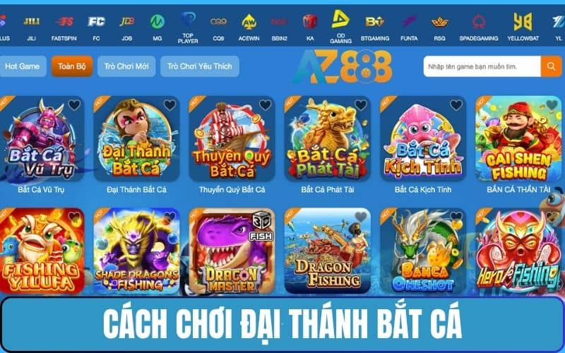 Tham gia Đại Thánh Bắt Cá tại AZ888 chỉ với 3 bước đơn giản